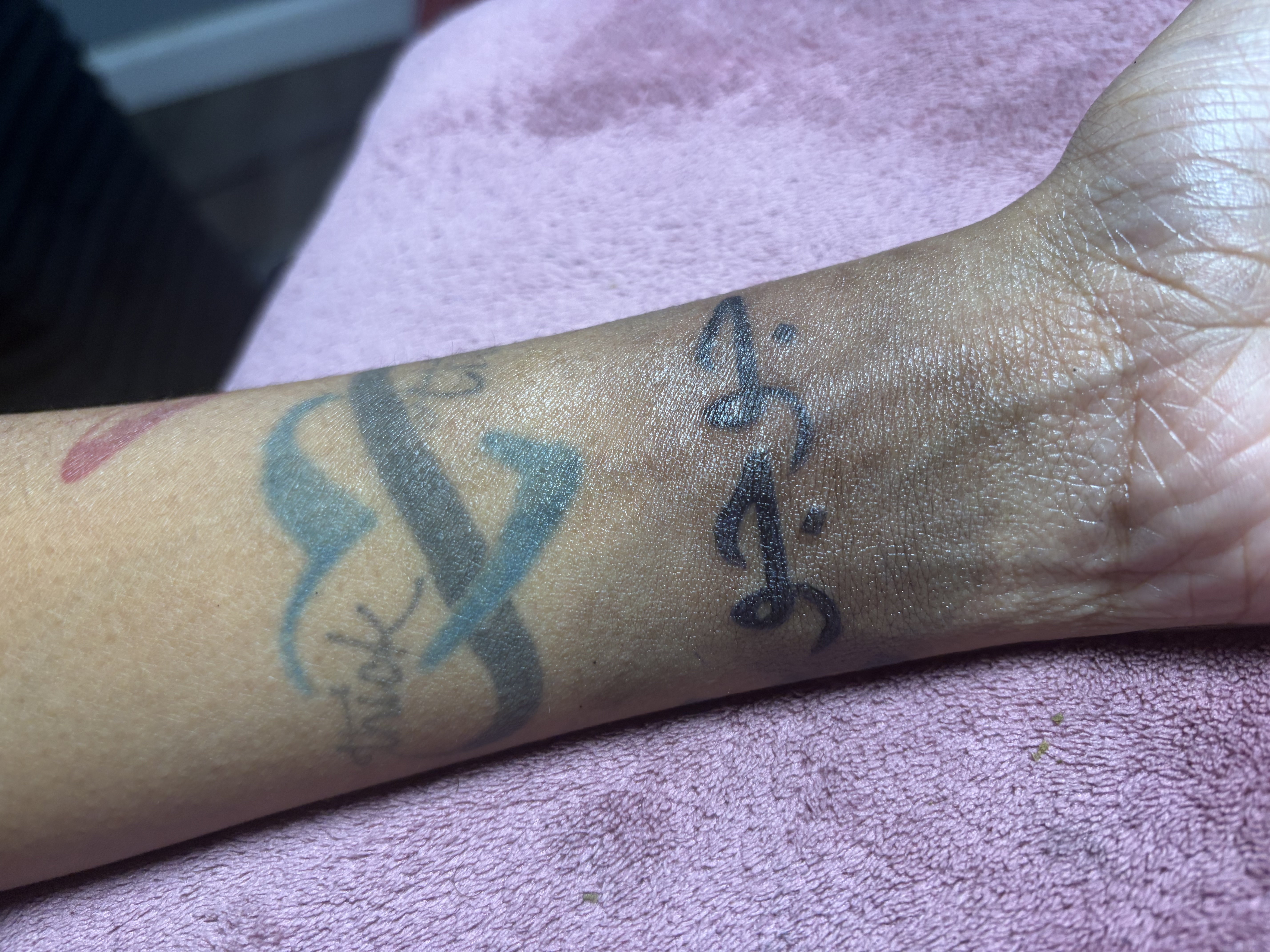 Tattoo work by The Pearl Tongue