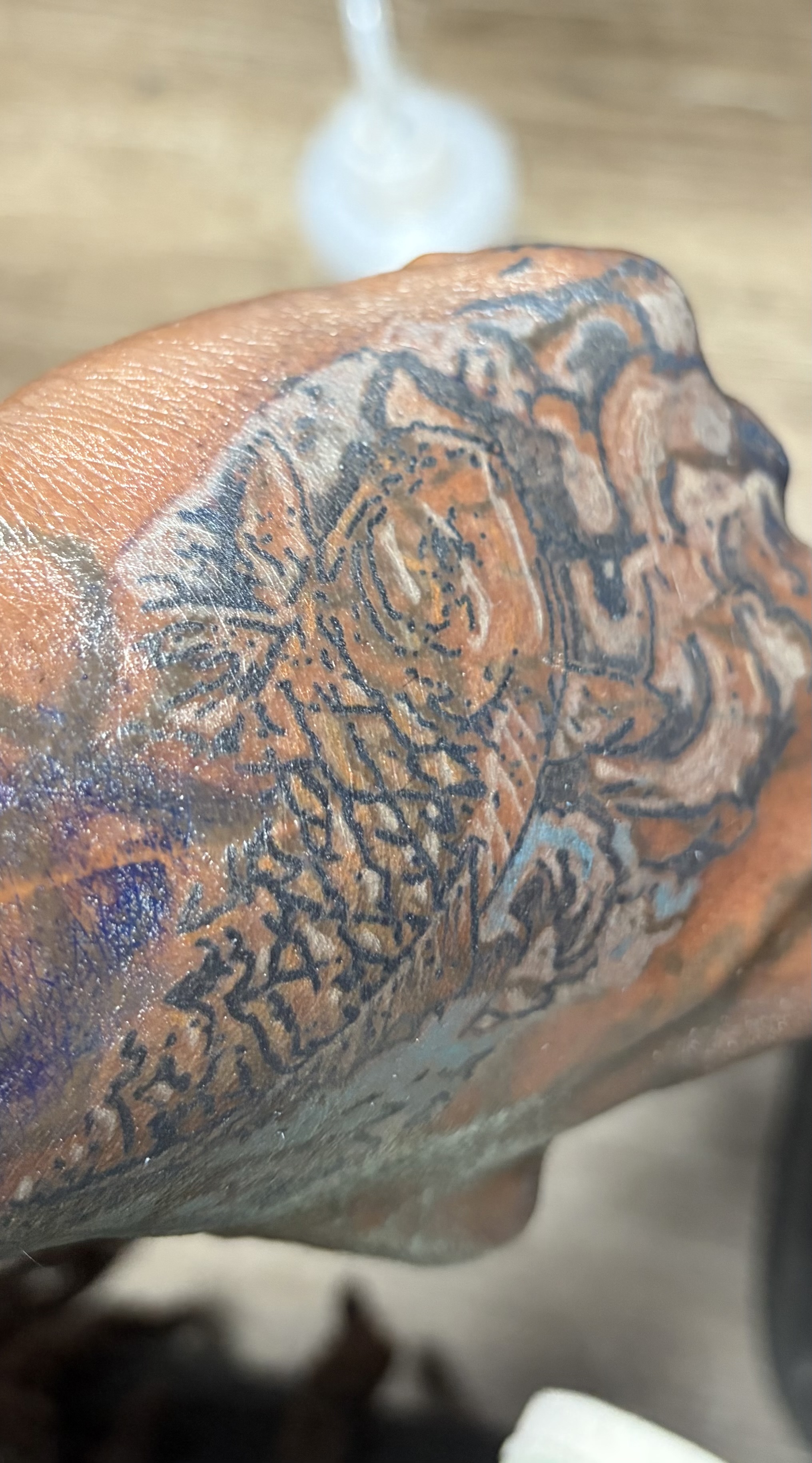 Tattoo work by The Pearl Tongue