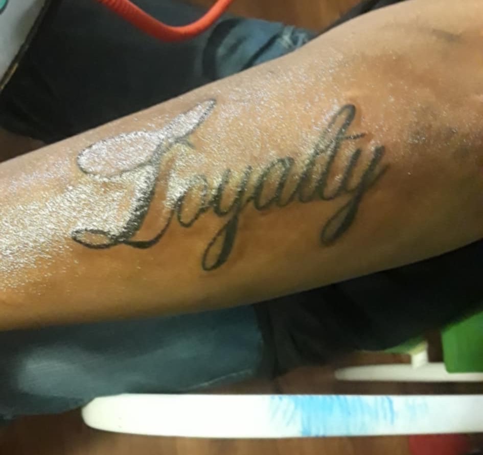 Tattoo work by The Pearl Tongue