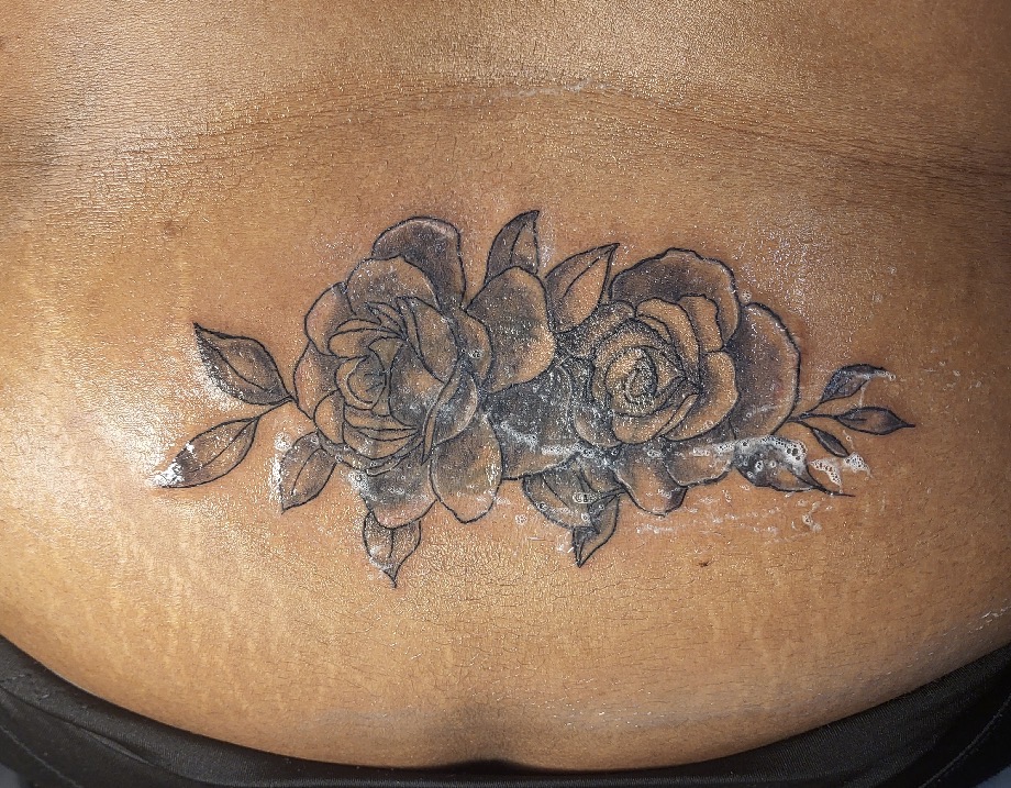 Tattoo work by The Pearl Tongue
