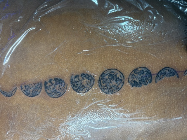 Tattoo work by The Pearl Tongue